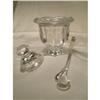 Image 1 : BACCARAT CRYSTAL SIGNED THREE PIECE LIDDED #1744696