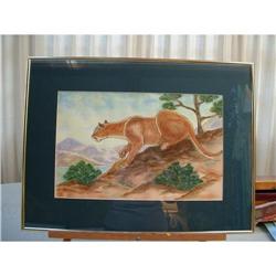 Watercolor /Mountain Lion #1745051