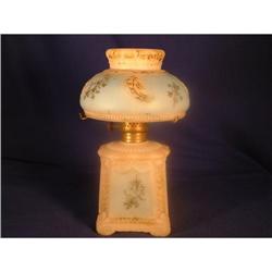 Miniature Lamp  Nara  Milk glass #1745056