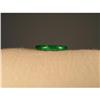 Image 1 : Authentic Hidalgo Silver Green Insert Band Ring#1745280
