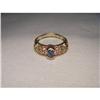 Image 1 : Estate 18K YG Gold Multi-Color Sapphire Ring #1745293