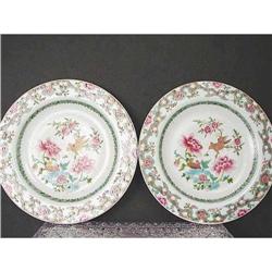 Antique Chinese Export Famille Rose Plate  #1745340