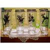 Image 1 : Exquisite Game Bird Glasses (Set of 8) #1745341