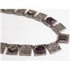 Image 1 : ART DECO Amethyst FILIGREEFancy Necklace  #1745363