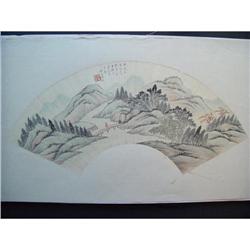 fine Chinese Fan Painting #1745447