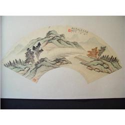 fine Chinese Fan Painting #1745448