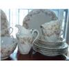 Image 1 : English Tea Service for 8. Eggshell China. #1745502