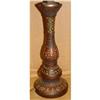 Image 1 : 19c Japanese Enamel Bronze Candle Stick meiji #1745646