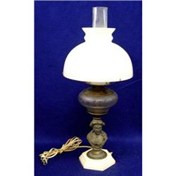 19c Victorian Female Bust Figural Parlor Lamp #1745650