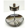 Image 1 : LOVELY ART DECO CHROME ASHTRAY #1751983