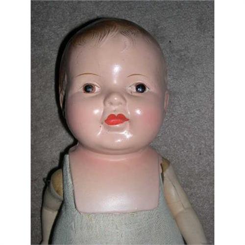 Composition doll straw stuffed body 1752233