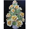 Image 1 : Huge Capodimonte Tree of Roses Centerpiece #1752294