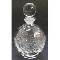 Peacock Feather Round Crystal Perfume Bottle #1752597