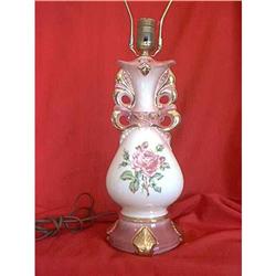 Vintage Floral Table Lamp #1752710