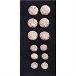 Set of 12 London Crest Brass Buttons #1752934