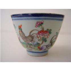 Chinese Famille Rose Chicken Small Bowl #1752952