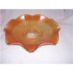 Northwood Smooth Rays Wavy Marigold 10? Bowl #1753195