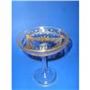 Image 1 : GOLD GILDED ELEGANT GLASS COMPOTE C. 1850 #1765499