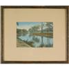 Image 1 : Framed Old  America Stream in Maine  #1765535