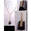 Image 1 : GEORGIAN Seed pearl Gold  mourning necklace #1766019