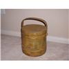 Image 1 : Early American Yellow Painted Firkin #1766064