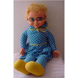 Doll Vinyl Mrs. Beasley Mattel Glasses No Talk #1766131