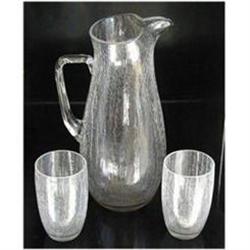 Crackle Glass Lemonadge Set #1766193