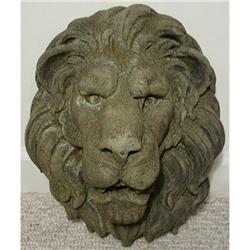 ARCHITECTURAL CAST STONE LION HEAD FOUNTAIN #1766312