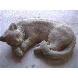 LOVELY ARCHITECTURAL CAT KITTEN GARDEN STATUE #1766314