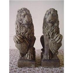 LOVELY ANTIQUE ARCHITECTURAL ENGLISH LION #1766320