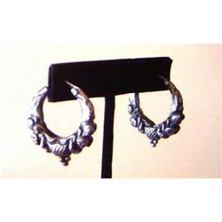 Antique Silver Earrings #1766402