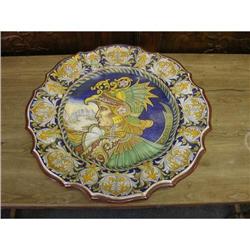 ITALIAN MAJOLICA  "GUALDO TADINO"  MEDIVAL #1777070