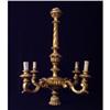 Image 1 : ITALIAN GILT WOOD CHANDELIER #1777071
