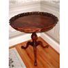 Image 1 : Pie Crust Table Fame Mahogany Pierced C.1930 #1777088