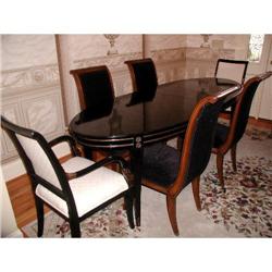 Dining Table Chairs Maison Jansen Art Deco #1777110