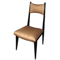 Set of Six Ebonized Dining Chairs #1777225