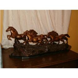 Bronze running horses  #1777303