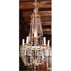 Antique French Crystal Chandelier #1777443