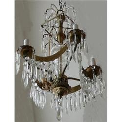 Petite Russian Baltic Crystal  Chandelier #1777466