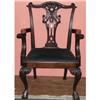 Image 1 : Six Mahogany Chippendale Style Dining Chairs #1777467