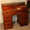 Image 1 : Mahogany Cylinder Desk #1777689