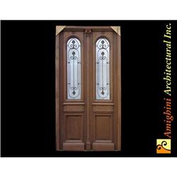 Double door with wrought iron, mint #1777774