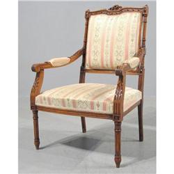 Two Antique Armchairs, Louis XVI Fauteuil #1777902