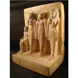 Huge Colored Stone  Egyptian Gods Statue #1777903