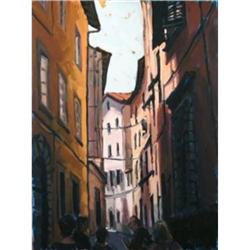 Shelby Keefe, Touring Lucca, Oil on Canvas #1777909