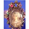 Image 1 : GEORGIAN  Ring PORTRAIT HP Miniature & Gems  #1777931