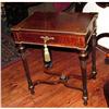 Image 1 : French game table Marquetry bronze  Mint  #1777937