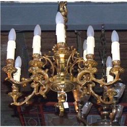 12 Lights Bronze chandelier #1777977
