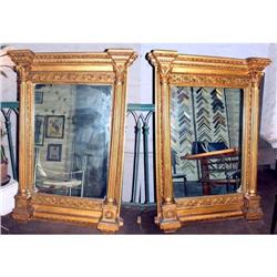 PAIR  of  fantastic  French Empire mirrors #1777994