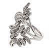 Image 1 : Natural 0.71 CTW Diamond Ring 14K White Gold - REF-122N4Y